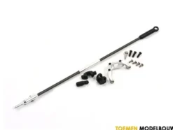 130X – Xtreme Metal Tail Servo Mount & Carbon Push Rod Set