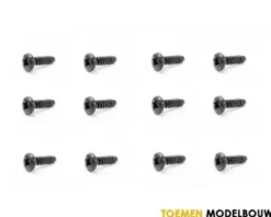 Yellow RC Round Head Self Tapping screw 2.6X10mm – YEL13010