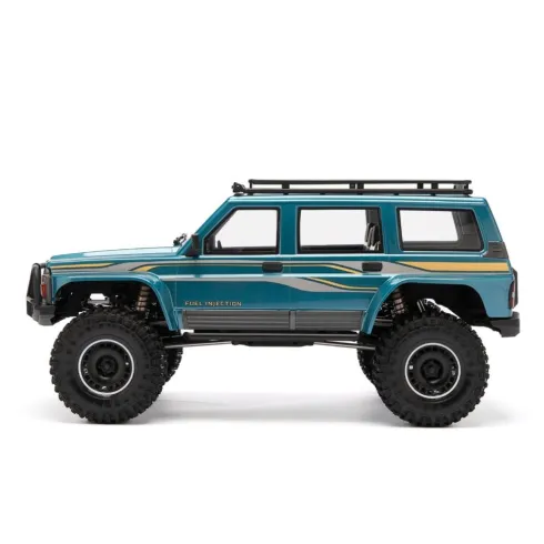 Yikong 4107 PE Brushless Crawler 1/10 4WD Blauw zonder accu en lader